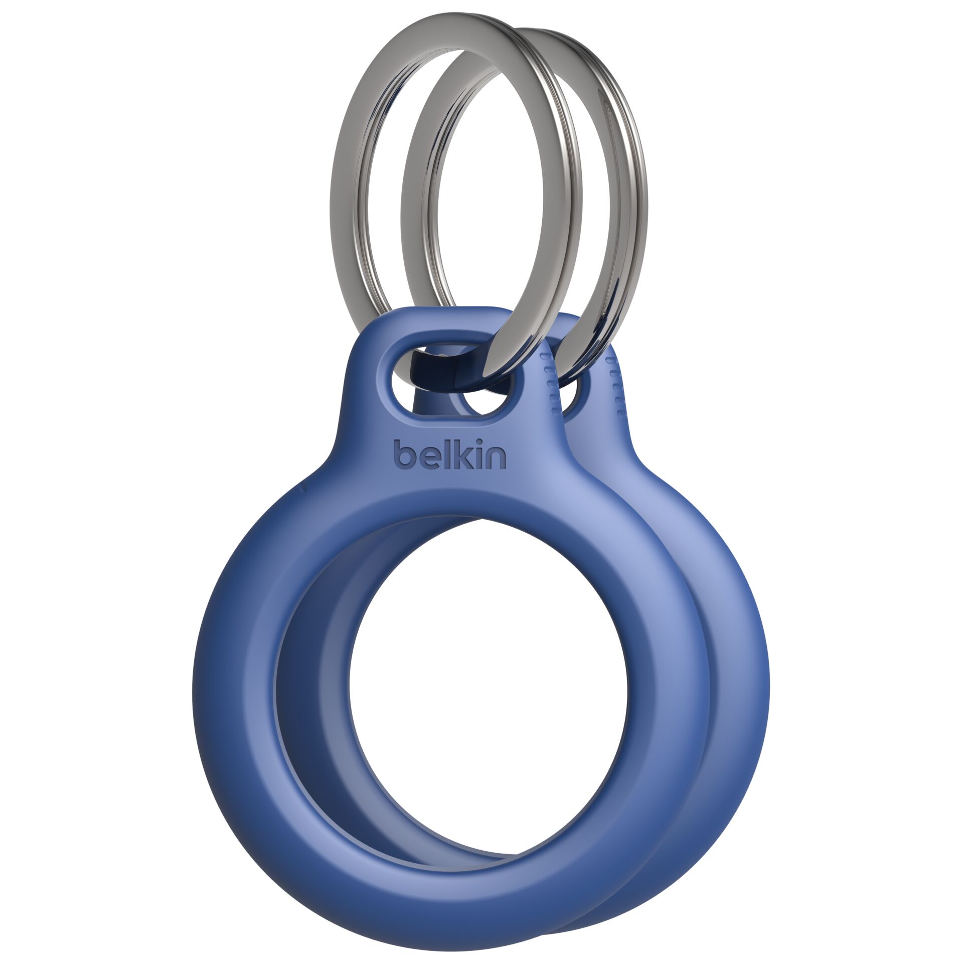 1x2 Belkin Schlüsselanhänger für Apple AirTag blau MSC002btBL