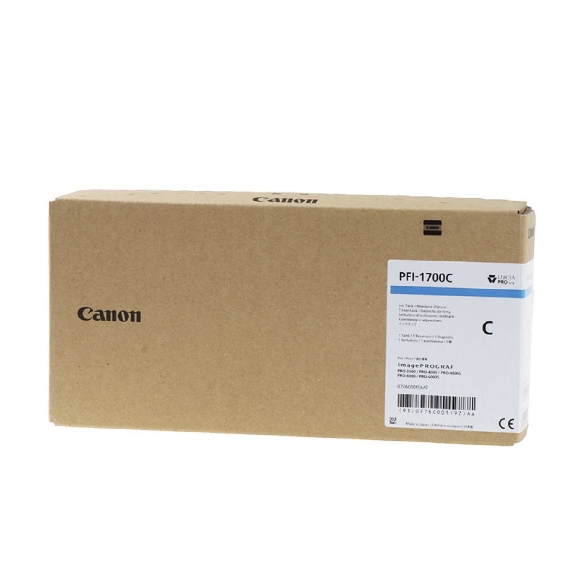 Canon PFI-1700 Tinte cyan 700 ml