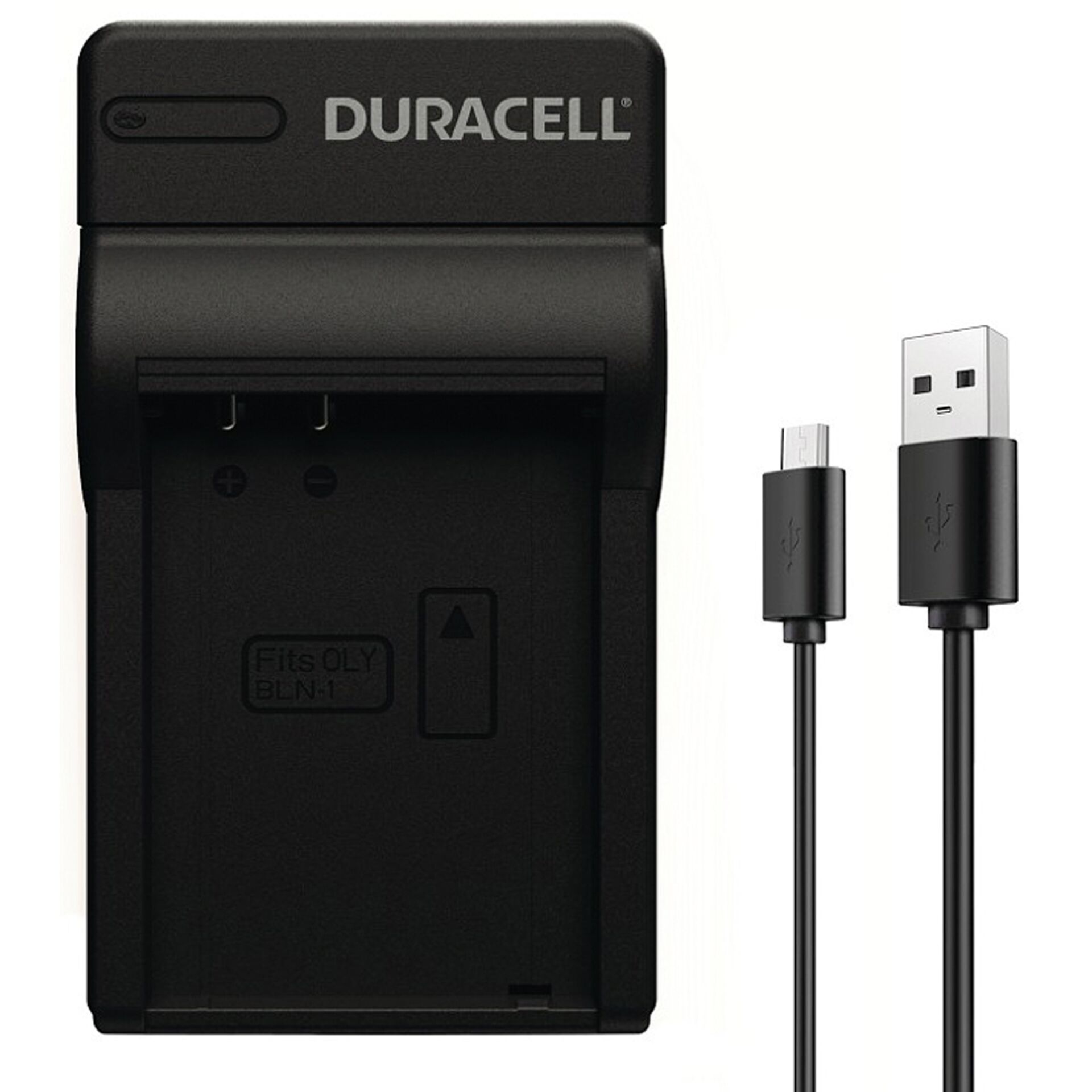 Duracell Ladegerät mit USB Kabel für Olympus BLN-1
