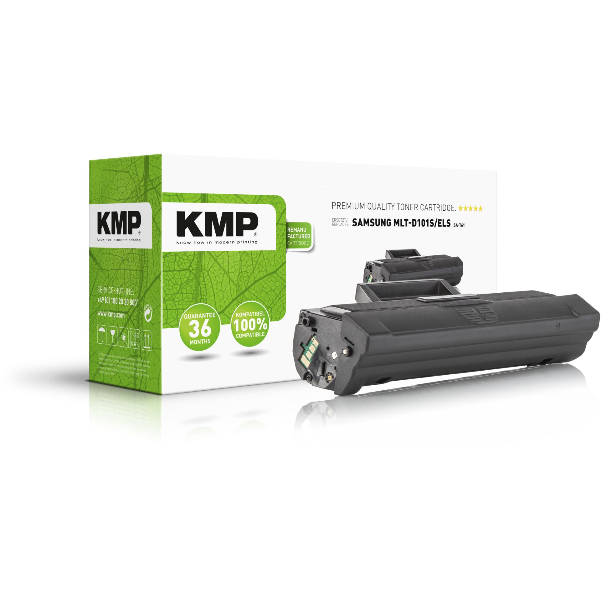 KMP SA-T61 Toner schwarz kompatibel mit Samsung MLT-D101S