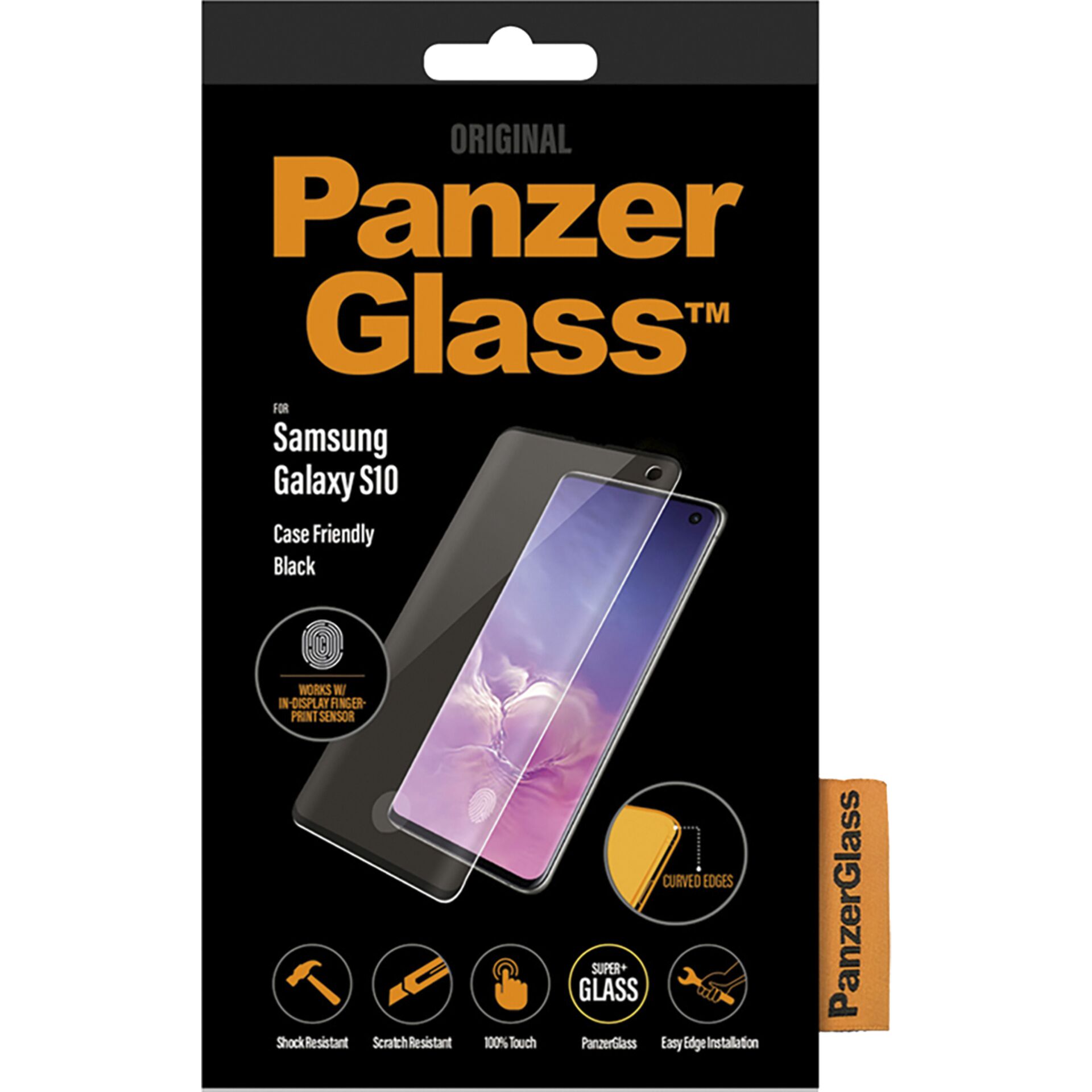 PanzerGlass CaseFriendly for Galaxy S10 black