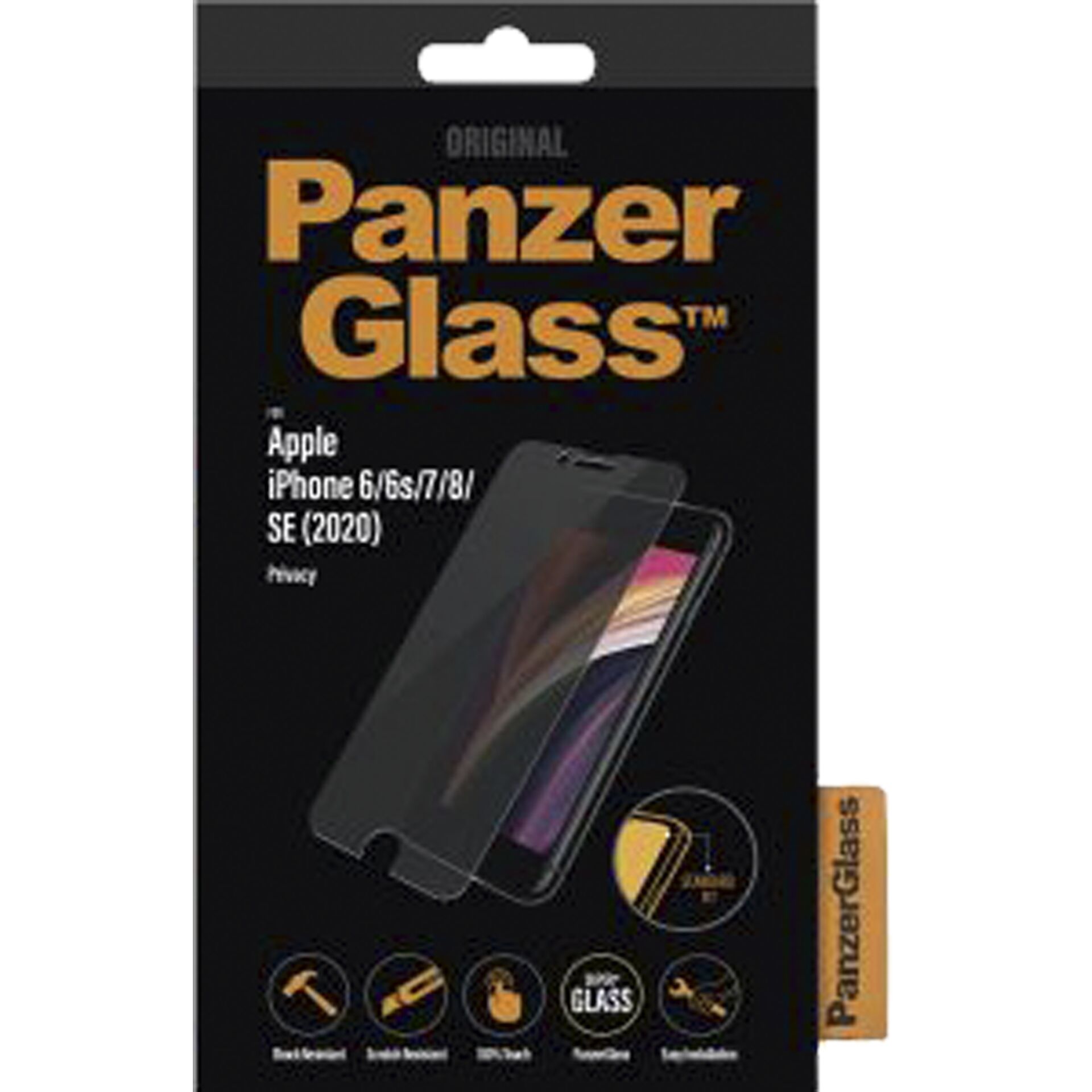PanzerGlass Privacy Protector for IPhone 6/6s/7/8/SE 2 clear