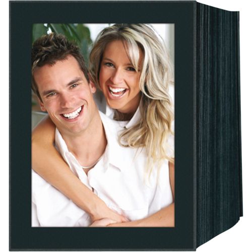 1×125 Daiber Endlospassepartouts 15x20cm Büttenkarton schwarz