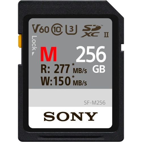 Sony SDXC M series 256GB UHS-II Class 10 U3 V60 SFG2M