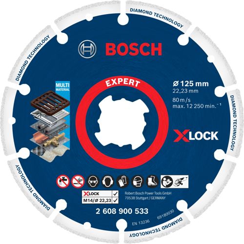 Bosch X-LOCK Dia Metalltrennsch. 125×22.23mm
