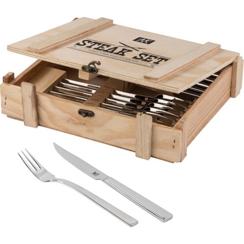 Zwilling Steakbesteckset 12-tlg. in Holzbox