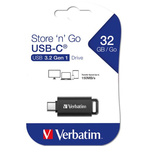 Verbatim Retractable 32GB USB 3.2 Gen 1 USB-C