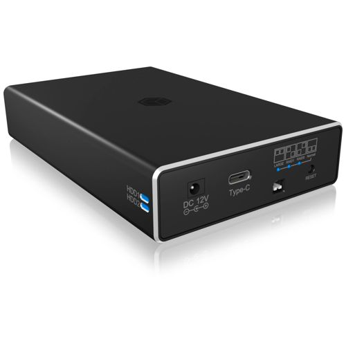 ICY-BOX IB-RD2253-C31 RAID Gehäuse für 2x HDD/SSD