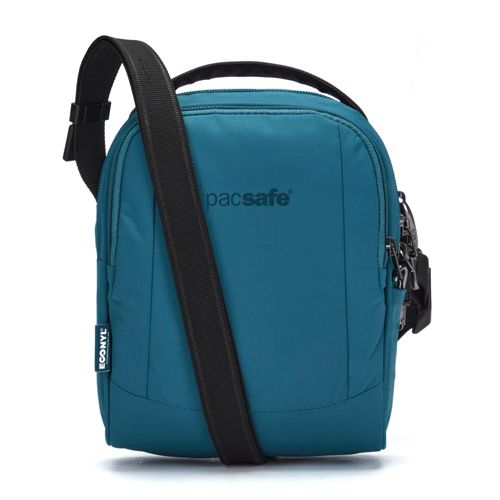 Pacsafe LS100 crossbody ECONYL türkis